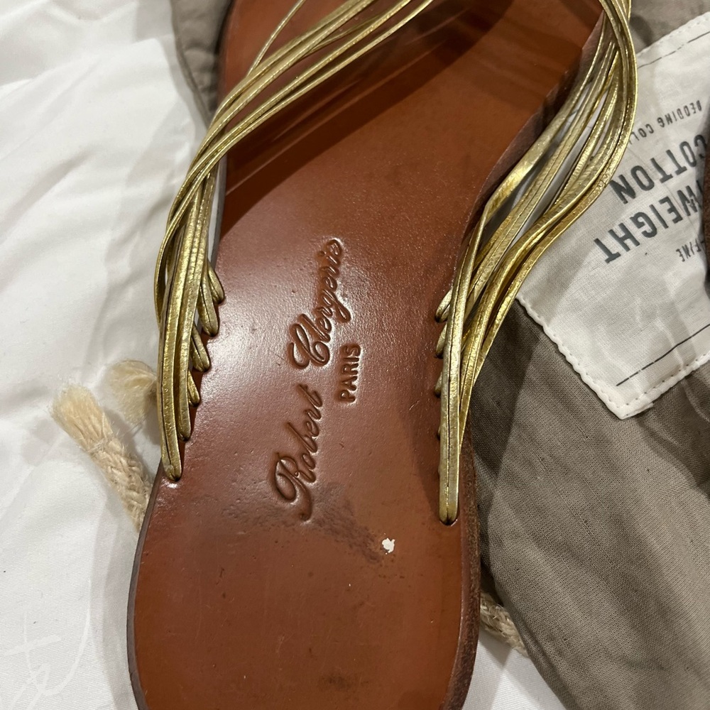 Robert Clergerie Gold Women's Sandals
